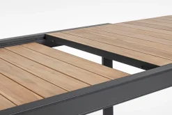 TAVOLO IN ALLUMINIO 220-340X100 ANTRACITE YK13 - BELMAR