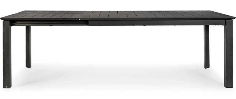 TAVOLO IN ALLUMINIO 160/240X100 ANTRACITE CX23 - KONNOR