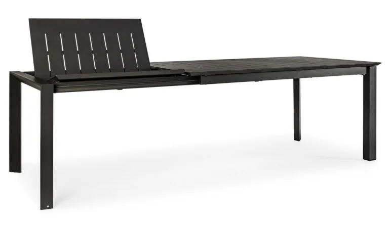 TAVOLO IN ALLUMINIO 160/240X100 ANTRACITE CX23 - KONNOR