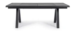 TAVOLO IN ALLUMINIO 205/265X103 ANTRACITE JX55 - KRION