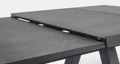 TAVOLO IN ALLUMINIO 205/265X103 ANTRACITE JX55 - KRION