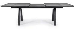 TAVOLO IN ALLUMINIO 205/265X103 ANTRACITE JX55 - KRION