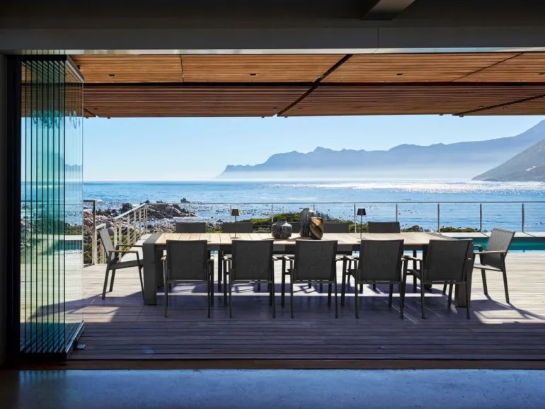 TAVOLO IN ALLUMINIO 253/319/384X110 ANTRACITE GK52 - CAMERON