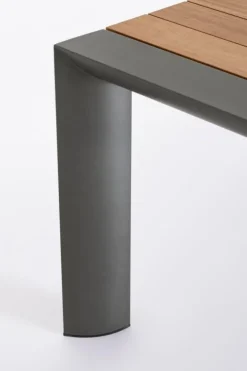 TAVOLO IN ALLUMINIO 253/319/384X110 ANTRACITE GK52 - CAMERON