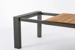 TAVOLO IN ALLUMINIO 253/319/384X110 ANTRACITE GK52 - CAMERON