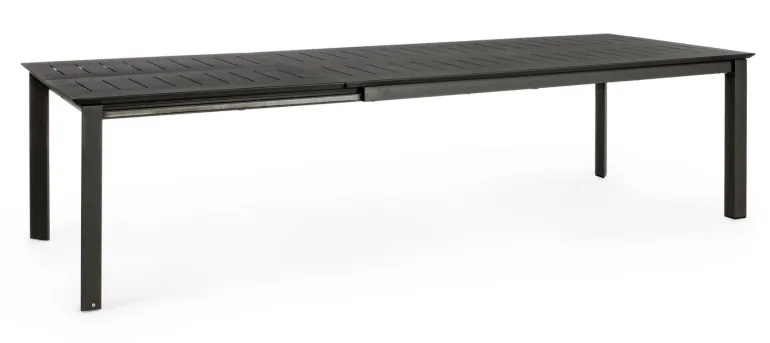 TAVOLO IN ALLUMINIO 200/300X110 ANTRACITE CX23 - KONNOR