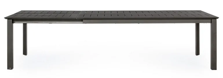 TAVOLO IN ALLUMINIO 200/300X110 ANTRACITE CX23 - KONNOR