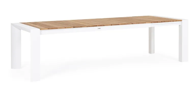 TAVOLO IN ALLUMINIO 228-294X100 BIANCO GK50 - CAMERON