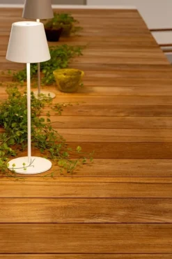 TAVOLO IN ALLUMINIO 228-294X100 BIANCO GK50 - CAMERON