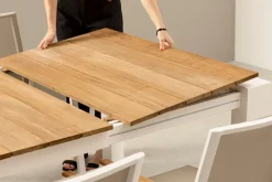 TAVOLO IN ALLUMINIO 228-294X100 BIANCO GK50 - CAMERON