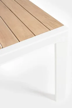 TAVOLO IN ALLUMINIO 220-340X100 BIANCO YK11 - BELMAR