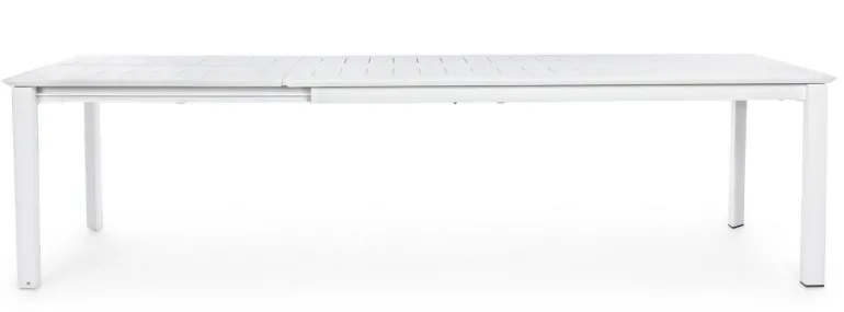 TAVOLO IN ALLUMINIO 200/300X110 BIANCO CX21-KONNOR