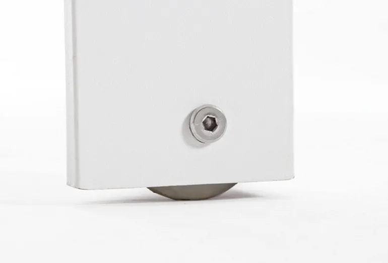 TAVOLO IN ALLUMINIO 200/300X110 BIANCO CX21-KONNOR