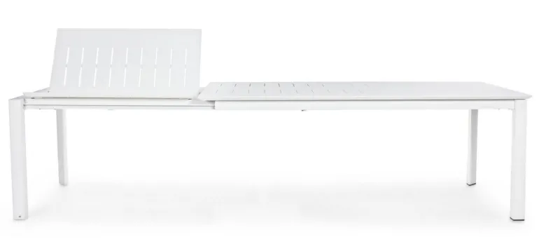 TAVOLO IN ALLUMINIO 200/300X110 BIANCO CX21-KONNOR