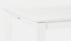 TAVOLO IN ALLUMINIO 160/240X100 BIANCO CX21 - KONNOR