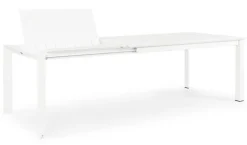 TAVOLO IN ALLUMINIO 160/240X100 BIANCO CX21 - KONNOR