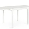 TAVOLO IN ALLUMINIO 83/166X80 BIANCO YK11 - PELAGIUS