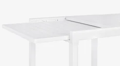 TAVOLO IN ALLUMINIO 83/166X80 BIANCO YK11 - PELAGIUS