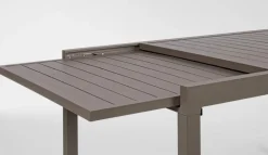 TAVOLO IN ALLUMINIO 135-270X90 COFFEE YK14 - PELAGIUS