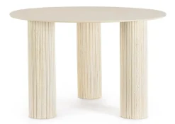 TAVOLO IN LEGNO 6 PERSONE ROTONDO FISSO - DACCA