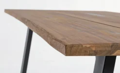 TAVOLO IN LEGNO ANTRACITE 200X100 - OSLO FSC