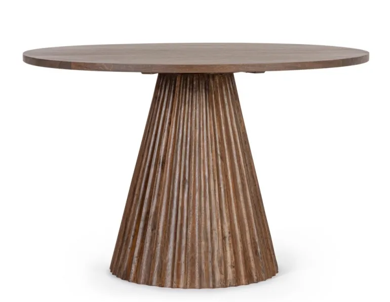 TAVOLO IN LEGNO NATURALE D120 - ORISSA