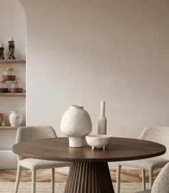 TAVOLO IN LEGNO NATURALE D120 - ORISSA