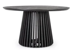 TAVOLO IN LEGNO NERO D130 - ODION