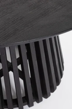 TAVOLO IN LEGNO NERO D130 - ODION