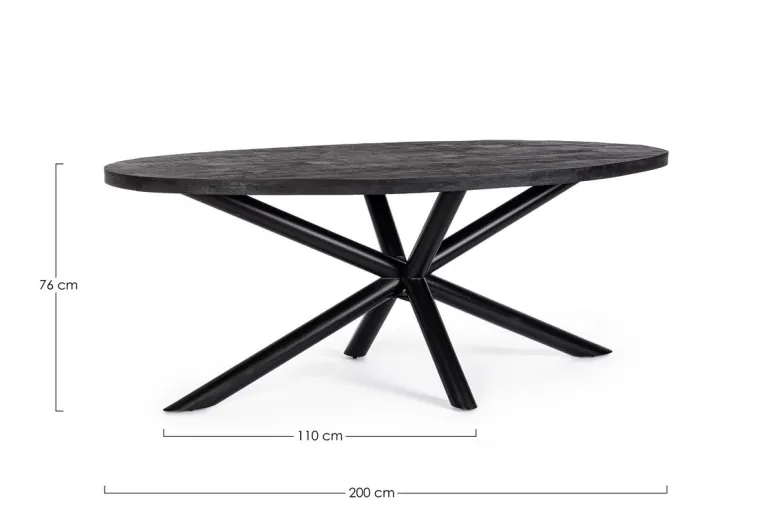 TAVOLO IN LEGNO 200X110 - HASTINGS