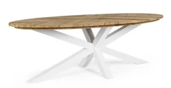 TAVOLO IN TEAK BIANCO RT01 - PALMDALE