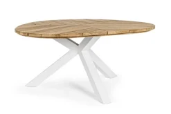 TAVOLO IN TEAK BIANCO RT01 - PALMDALE