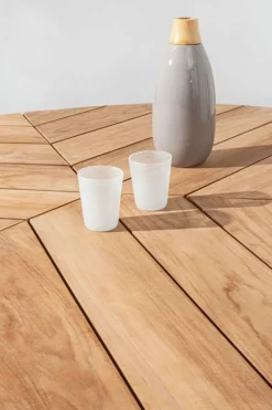 TAVOLO IN TEAK BIANCO RT01 - PALMDALE