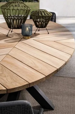 TAVOLO IN TEAK CARBON RT02 - PALMDALE