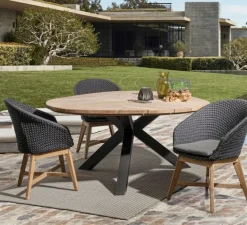 TAVOLO IN TEAK CARBON RT02 - PALMDALE