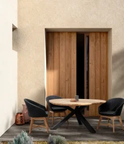 TAVOLO IN TEAK CARBON RT02 - PALMDALE