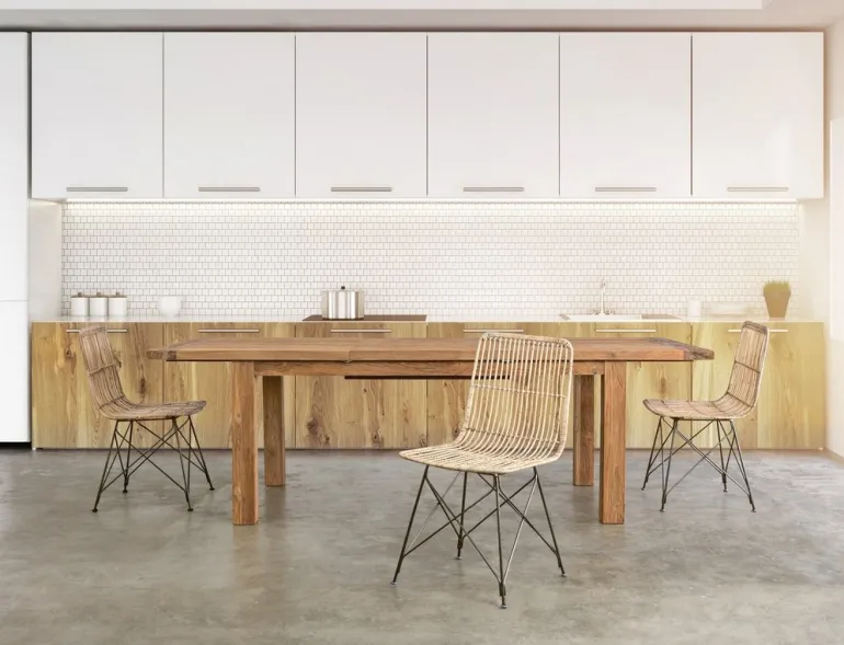 TAVOLO IN TEAK RICICLATO 180/250 - BOUNTY