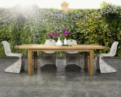 TAVOLO IN TEAK RICICLATO 180/250 - BOUNTY