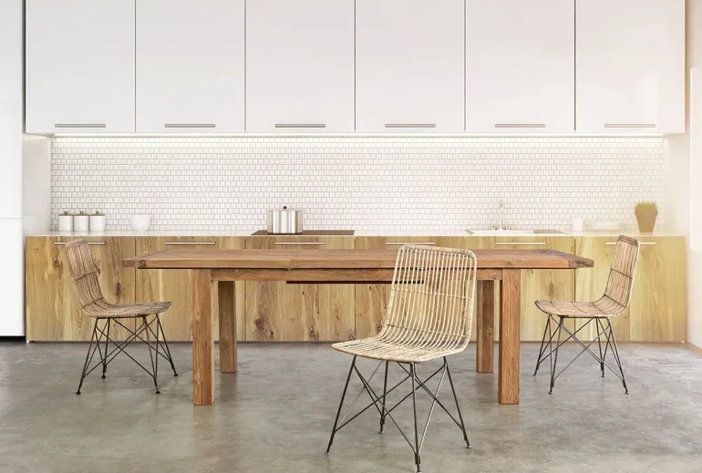 TAVOLO IN TEAK RICICLATO 180/250 - BOUNTY