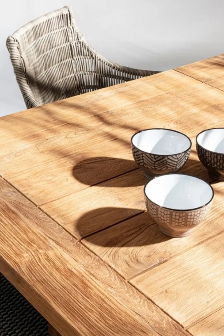 TAVOLO IN TEAK RICICLATO 180/250 - BOUNTY