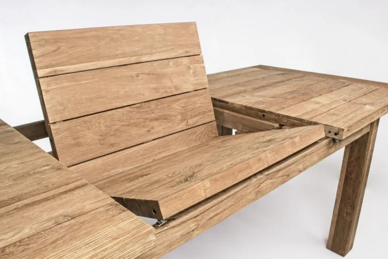 TAVOLO IN TEAK RICICLATO 180/250 - BOUNTY