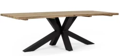 TAVOLO IN TEAK RICICLATO NERO PM02 - RAMSEY