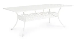 TAVOLO IVREA RETT 213X107 BIANCO