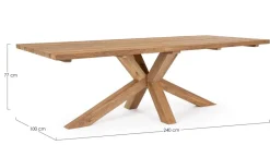 TAVOLO JERSEY 240X100