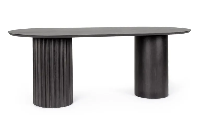 TAVOLO ORISSA NERO 200X90