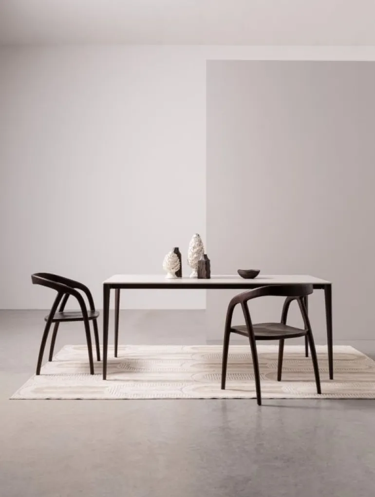 TAVOLO REIJA 180X90 RUST/GRIGIO CHIARO