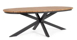 TAVOLO ZELMAR 218X115 ANTRACITE YK13