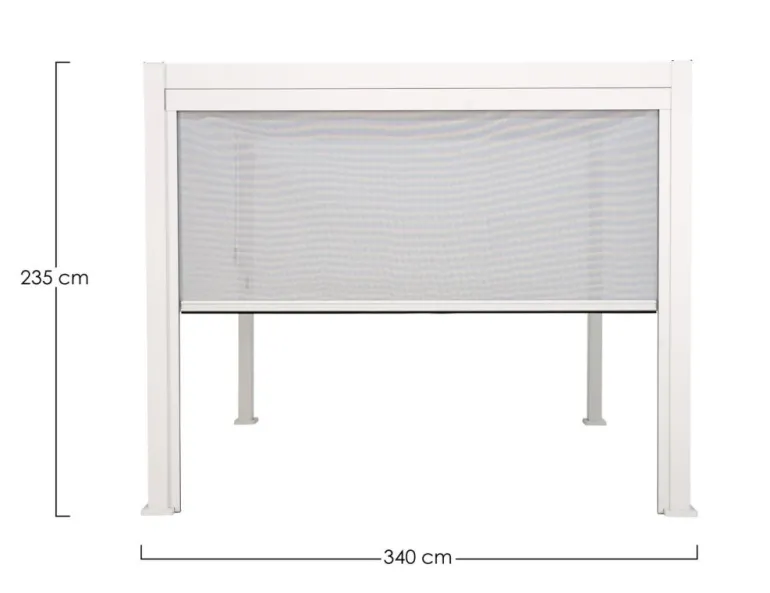 TENDA RULLO PERGOLA OCEAN LATO 3.6M BIAN