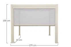 TENDA RULLO PERGOLA OCEAN LATO 3M SETA