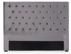 TESTIERA LETTO IN LEGNO GRIGIO SCURO 160 - CASPAR